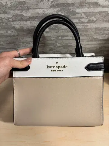kate spade 핸드백 베이지/화이트/블랙