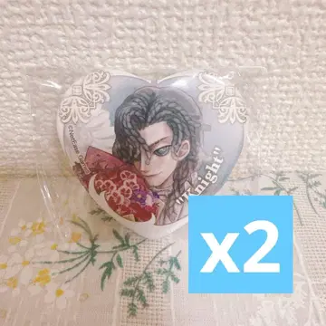 제5인격 IdentityV 훼미리마트 화이트데이 기사 하트 캔뱃지 2점