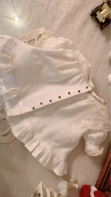 작가님 핸드메이드 벼룩시장 앤티크 레이스 멜짱 인형 의류