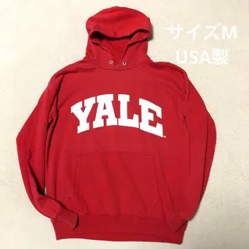 챔피온 USA제 YALE 후디 후드티 레드 사이즈 M