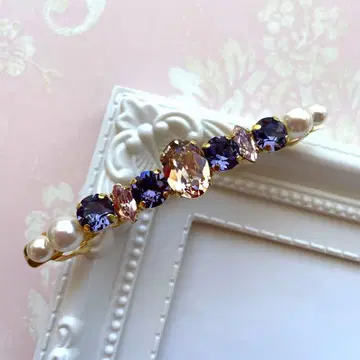 스와로브스키와 펄 머리핀