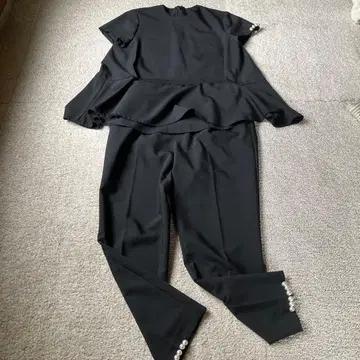 가격 인하 피칭 펄 셋업 블랙