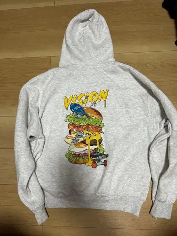 VISION STREET WEAR 후드티 그레이 M
