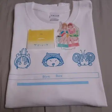 푸른상자 응모자 전원 서비스 멧돼지 사슴 나비 T셔츠 허리 아크릴 스탠드