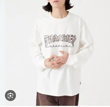 THRASHER 트레셔 별주 우키요에 '벚꽃' 롱TEE