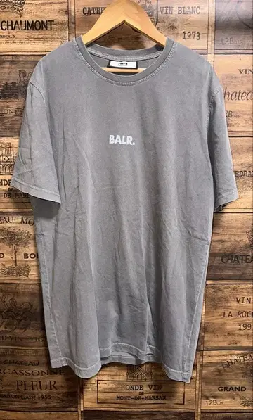 BALR. 그레이 T셔츠 S사이즈