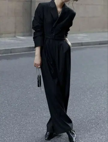 어나더 에스 올인원 롱 기장 와이드 팬츠 드레스