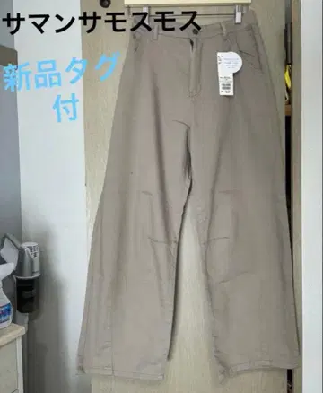 사만사 모스 택 포함 새상품 베이지 팬츠 XL