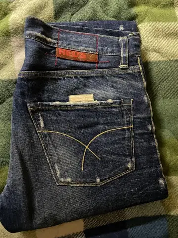 REDS 데미지 가공 데님 팬츠