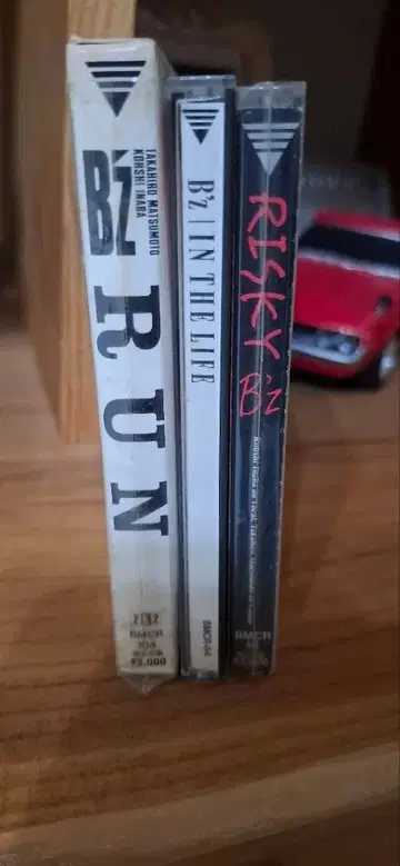 B'z 앨범 초기 3세트 RUN, IN THE LIFE, RISKY