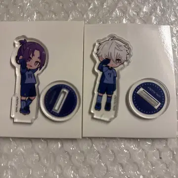 [ 당일 발송 ] 블루 록 아크릴 스탠드 유니폼 스타일 레오 나기 세트