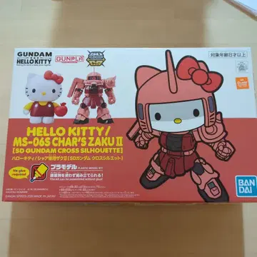 새상품 HELLO KITTY/ MS-06S CHAR'S ZAKU II