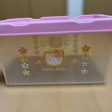 헬로키티 수납 박스 케이스 산리오 레트로