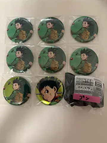 HUNTER x HUNTER 헌터헌터 곤 캔뱃지 묶음 판매