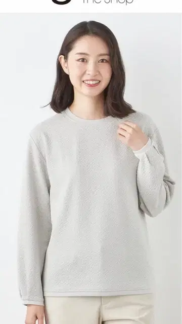 엘리먼트 오브 심플 라이프 후쿠레 자카드 풀오버