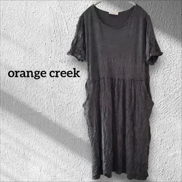 1개 한정 orange creek 그레이 티셔츠 원피스 반팔 원피스