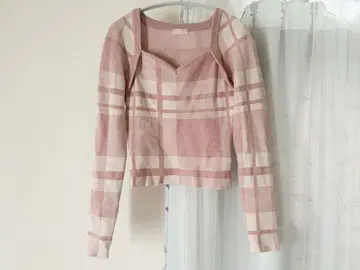 RESEXXY 래글런 니트탑 핑크