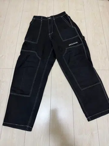 all CaJoule 블랙 페인터 팬츠