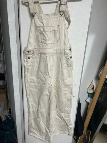 아이보리 코튼 오버롤