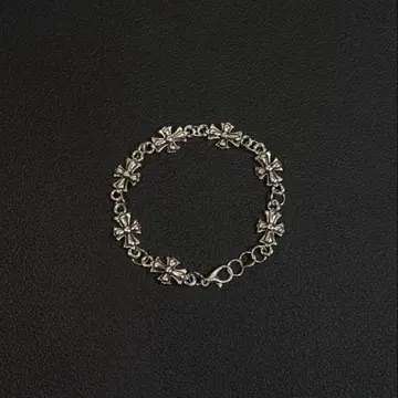 실버 크로스 모티브 팔찌