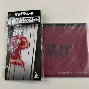 하이큐!! 스티커 아크릴 키링 코즈메 켄마 플랫 파우치 츠나게