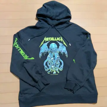 METALLICA 후드티 블랙 LL 사이즈