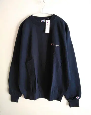 새상품 Champion 속기모 맨투맨 L 사이즈 남성용 겨울 로고