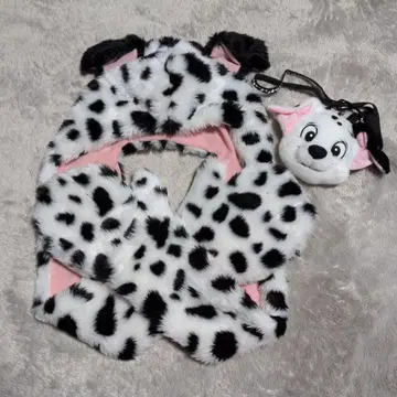 디즈니 팬캡 머플러 101마리 강아지 달마시안