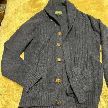Eddie Bauer 다크 네이비 가디건 S