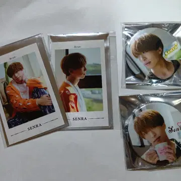 센라 우라시마사카타센 Brun 폴라로이드 & 캔뱃지 세트