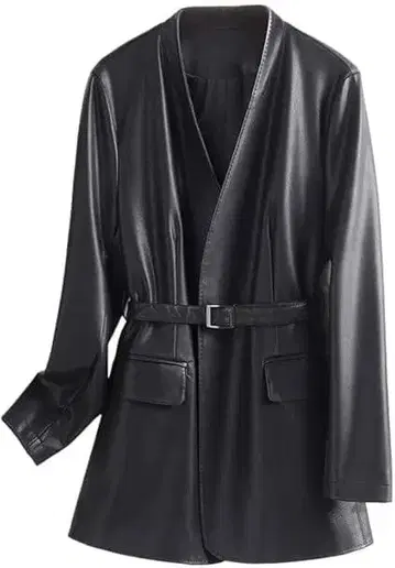 가죽 자켓 인조 가죽 자켓 테일러드 여성용 인조 가죽 자켓