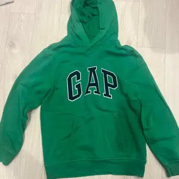 GAP 그린 후드티 후드 부착