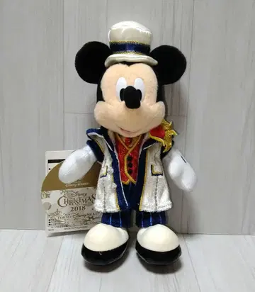 [ 택 포함 새상품 ] 디즈니 미키 이츠 크리스마스 타임 인형 배지