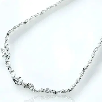 미사용 SWAROVSKI LOUISON 목걸이 로듐 코팅