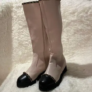 [ Rady ] 미사용 새상품 가죽 롱 부츠 체인 장식 23.5~24cm