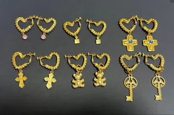 귀걸이 6개 세트