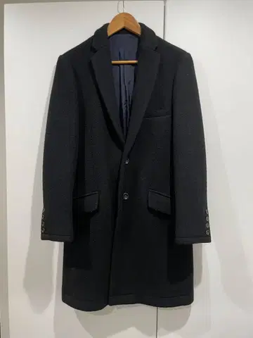 VICTIM 체스터 코트 M 블랙