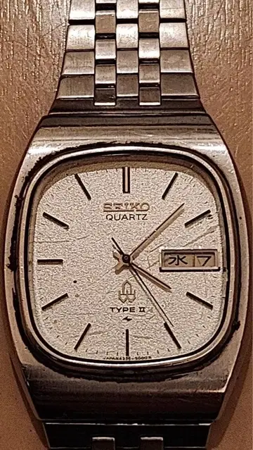 세이코 SEIKO 타입2 TYPE2 남성용 손목시계 쿼츠 작동 미확인