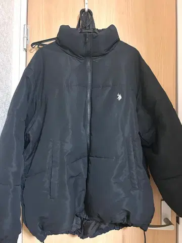 U.S. POLO ASSN. 블랙 다운 자켓 L
