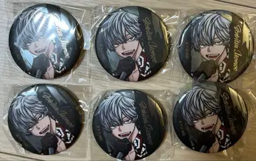 도겐안귀 모모오 센리츠 메탈릭 캔뱃지 6개