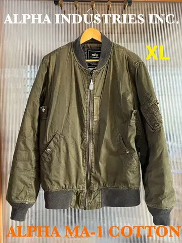 ALPHA MA-1 코튼 XL 코튼 MA-1