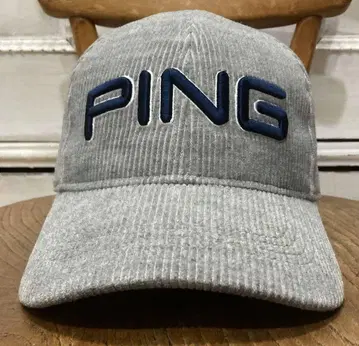 PING 코듀로이 가을/겨울 제품 캡 그레이