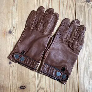 dunhill 드라이빙 그로브 던힐 램스킨 브라운 계열 사이즈 M