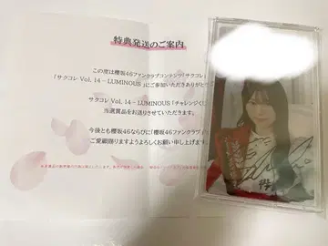 사쿠라자카46 야마시타 시즈키 사쿠콜렉션 A상 친필 사인 사쿠콜렉션 카드