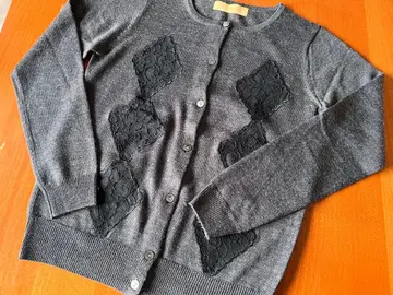 셀렉샵 바빌론 구매 울 니트 레이스 가디건 정가 15000엔