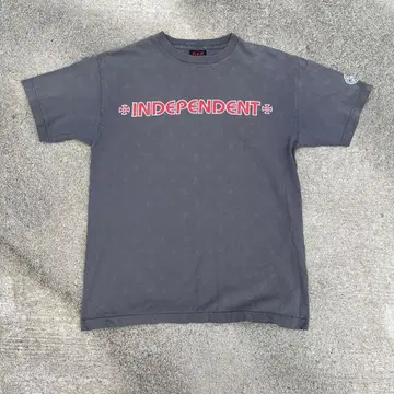 90s 인디펜던트 티셔츠 아이언 크로스 M 페이드