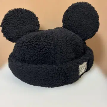 미키마우스 귀도리 모자 블랙 58cm