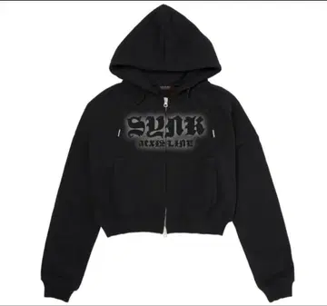 aespa 집업 후드티(크롭)