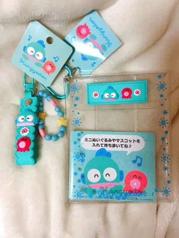산리오 한교동 클리어 파우치 니코니코 키링