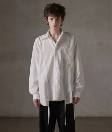 grancy 24ss 도킹 데미지 디자인 셔츠 S 사이즈